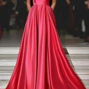 Lulus Reddish Pink Sleeveless Dress – Size M